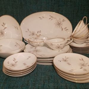 Noritake China: Helene 5602 Dinner & Coffee Service for Four